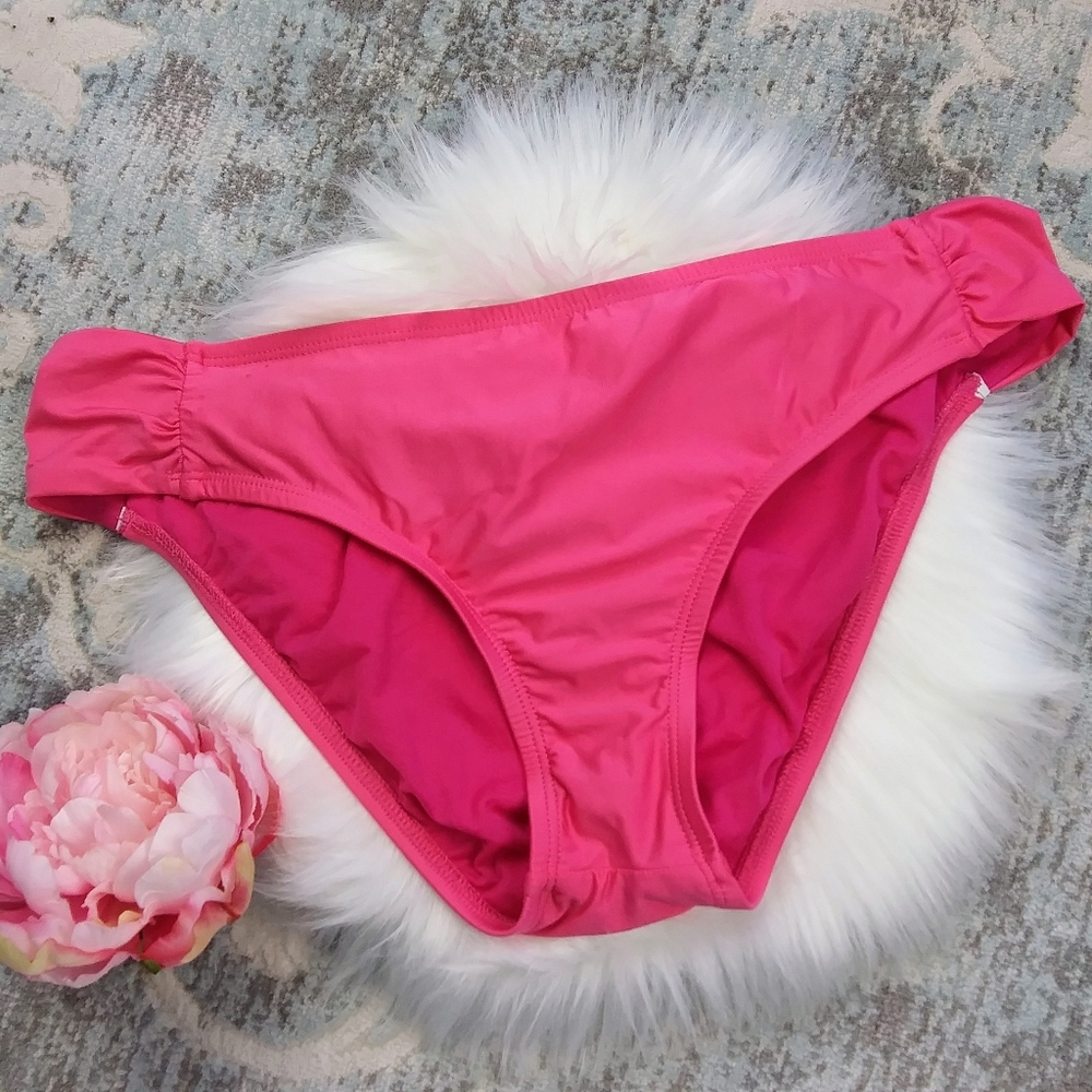 VYB California NWOT Ruched Side Pink Bikini Bottom XL